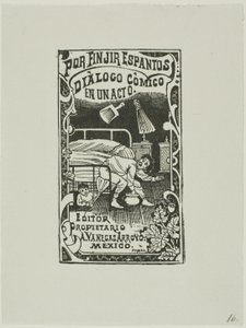 Låtsas vara spöken av José Guadalupe Posada