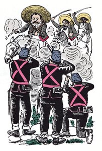Den mexikanska revolutionen (1910-1920): Federalernas kamp mot Emiliano Zapatas revolutionära trupper (känd som El Caudillo del Sur).