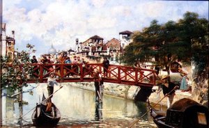 Venedig (olja på panel)