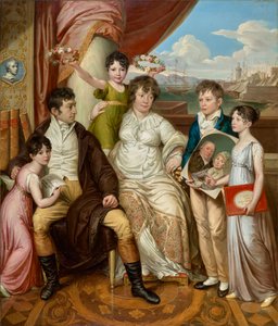 Grosshandlaren Johann Christian Edler von Bruchmanns familj