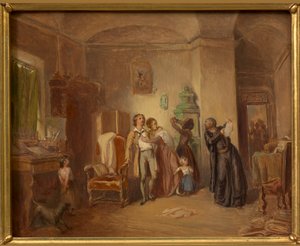 Den rasande fordringsägaren av Josef Danhauser