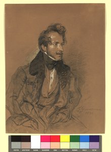 Friedrich Gauermann (1807-1862), målare, grafiker av Josef Danhauser