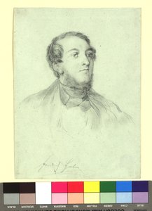 Friedrich Halm (1806-1871), poet av Josef Danhauser