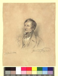 Joseph von Hammer (1774-1856), diplomat, orientalist av Josef Danhauser