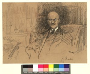 Porträtt av Ernest von Koerber, statsman