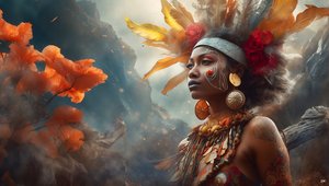 Dreamcore_drömliknande_scene-Aboriginer_02 av Josef Johann Michel