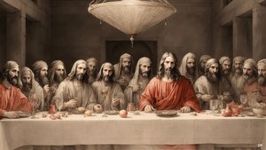 Jesus_den sista måltiden_04 av Josef Johann Michel