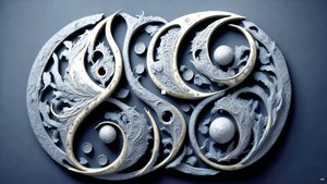 enkaustisk Feng Shui-koncept av YIN OCH YANG _03