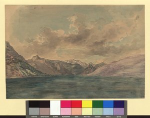 Traunsee av Josef Kriehuber