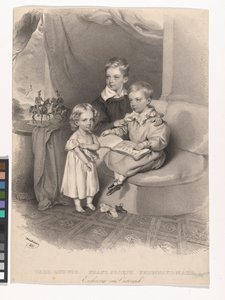 Ärkehertigarna Karl Ludwig, Franz Josef och Ferdinand Max av Österrike