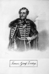 Franz Graf Zichy Litografi av Josef Kriehuber