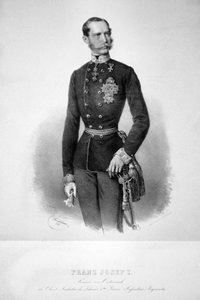 Franz Joseph I 1860 Litho 01 av Josef Kriehuber