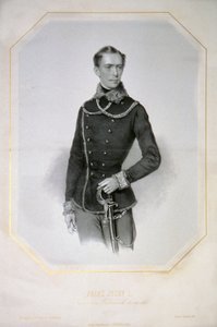 Franz Josef I. s. a. Litografi av Josef Kriehuber