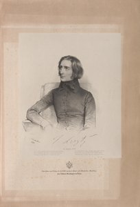 Porträtt av Franz Liszt 1811-1886, 1838.