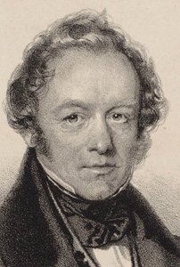 Porträtt av kompositören Peter Joseph von Lindpaintner 1791-1856, ca. 1830.