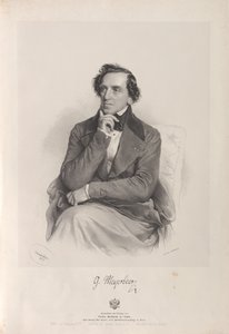 Porträtt av kompositören Giacomo Meyerbeer 1791-1864, 1847.