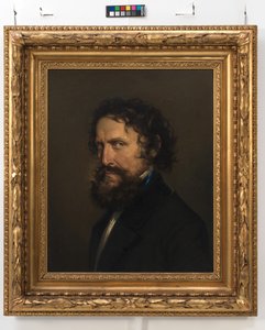 Självporträtt av Josef Kriehuber av Josef Kriehuber