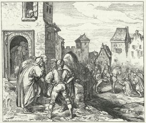 Gustav Adolf av Sverige på väg in i München, 1632