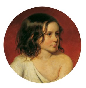 barnporträtt av Josef Matthäus Aigner