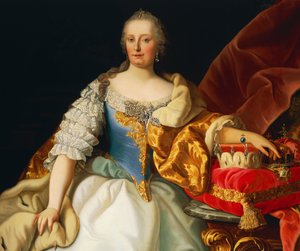 Porträtt av Maria Theresia av Österrike (Wien