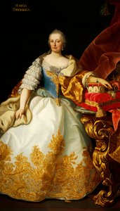 Porträtt av Maria Theresia av Österrike (Wien