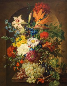 Bunt med blommor av Josef Nigg