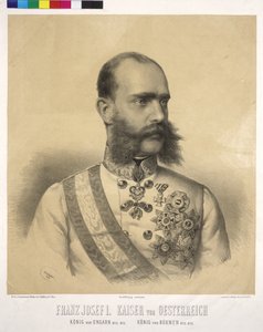 Kejsare av Österrike Franz Joseph I av Josef Nikolaus Kriehuber