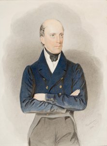 Porträtt av ärkehertig Johannes av Österrike (1782-1859) (akvarell på papper) av Josef Nikolaus Kriehuber