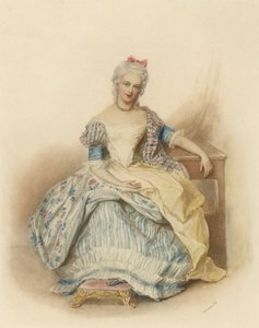 Porträtt av prinsessan Caroline Lobkowitz, född grevinnan Wrbna