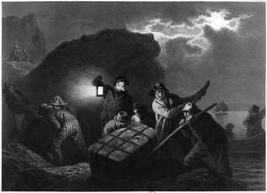 Smugglare på Sveriges östkust, tidigt 1800-tal