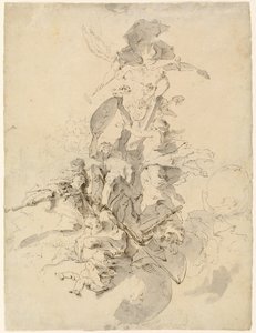 Förhärligandet av en prelat av Josef Winterhalder the Younger