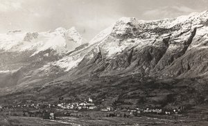 Album "Mitt världskrig - minnen av sydvästra fronten i Kärnten, Italien, Trentino-Alto Adige) 31/03/1915-12/11/1918 - Josef Zohles Wien ": Mount Rombon (s/v foto) av Josef Zohles