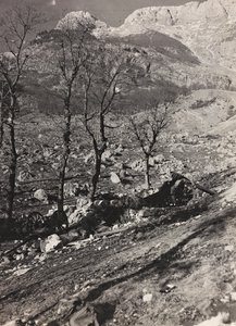 Album "Mitt världskrig - minnen av sydvästra fronten i Kärnten, Italien, Trentino-Alto Adige) 31/03/1915-12/11/ 1918 - Josef Zohles Wien ": krigszon (s/v foto) av Josef Zohles