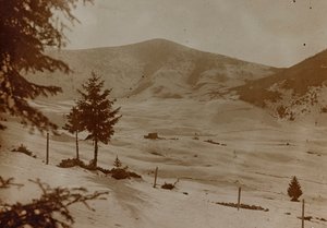 Album "Mitt världskrig - minnen av sydvästra fronten i Kärnten, Italien, Trentino-Alto Adige) 31/03/1915-12/11/ 1918 - Josef Zohles Wien ": Santa Giustina (s/v foto) av Josef Zohles
