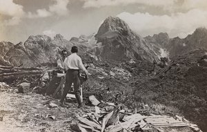 Album Meine weltkriegs - Erinnerungen den sydvästra fronten (Kärnten, Italien, Sydtyrolen) (Mitt världskrig - minnen från sydvästra fronten i Kärnten, Italien, Trentino Alto Adige) 31 III 1915 av Josef Zohles