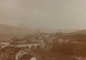 Album "Mitt världskrig - minnen av sydvästfronten (Kärnten, Italien, Sydtyrolen) (Mitt världskrig - minnen från sydvästra fronten i Kärnten, Italien, Trentino Alto Adige) 31 / III / 1915-12 / XI / 1918 - Josef Zohles Wien ": utsikt över Tonia av Josef Zohles