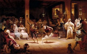 Oljelampans dans av Josep Llovera Bofill