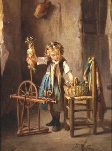 Vid det snurrande hjulet av Joseph-Athanase Aufray