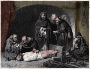 Inkvisitionen under medeltiden.