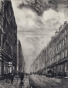 Baker Street (litho) av Joseph (after) Pennell