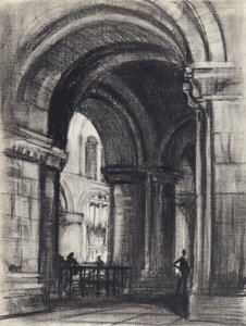 Grundarens grav, St Bartolomeus den store (litho)