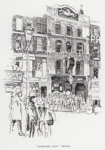 Kontoret "Sporting Life" (litho)