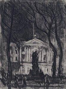 Imperiet (litho) av Joseph (after) Pennell