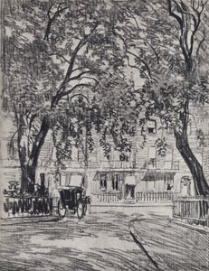 Woburn Square (litho) av Joseph (after) Pennell