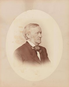 Porträtt av kompositören Richard Wagner 1813-1883, ca. 1870.