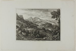 Slottet Saint Stephan av Mezzo och Canturano av Joseph Anton Koch