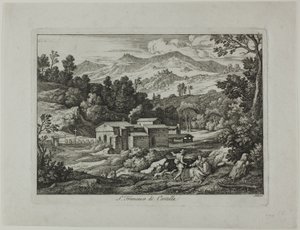 Klostret San Francesco di Civitella i Sabinerna av Joseph Anton Koch