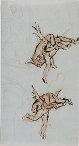 Studie av rådsmedlemmet från Lucca (Dantes Inferno, Canto 21, V 34) av Joseph Anton Koch