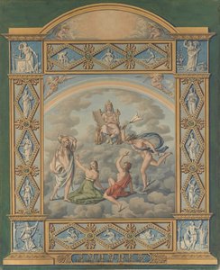 Veckokalender, 1822. av Joseph Anton Koch