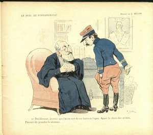 illustration från Album of the Intransigent: The Year 1900 (tryck)